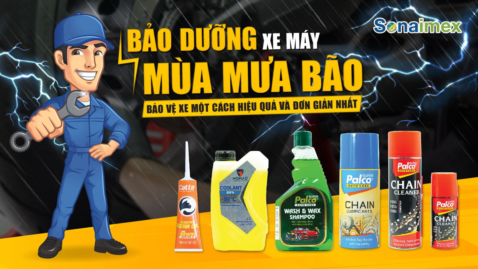 Bảo Dưỡng Xe M&#225;y M&#249;a Mưa B&#227;o