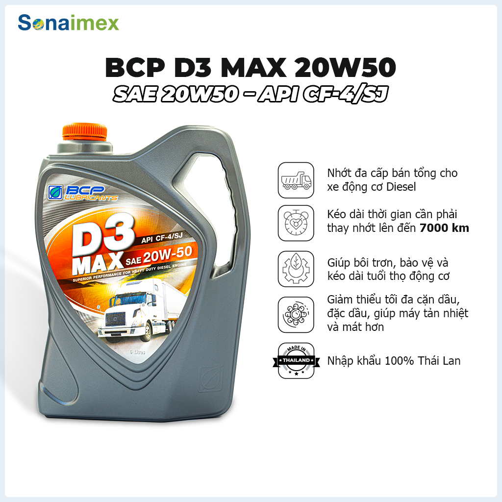 D3 MAX CF4/SJ 20W50