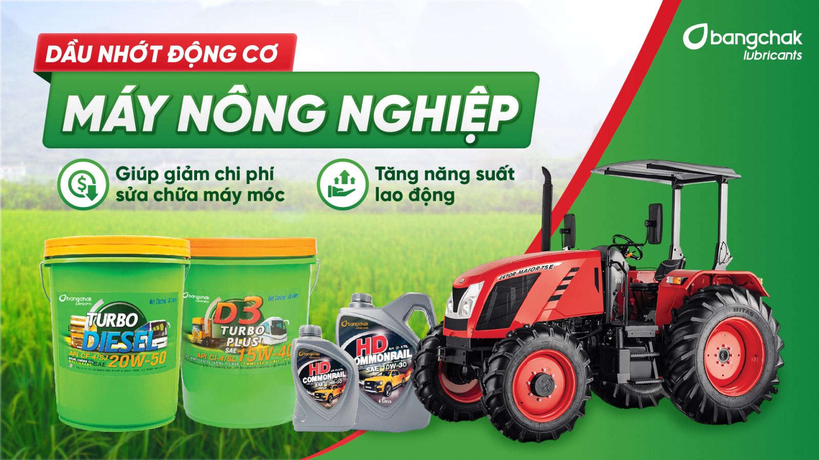 Dầu Nhớt Động Cơ M&#225;y N&#244;ng Nghiệp