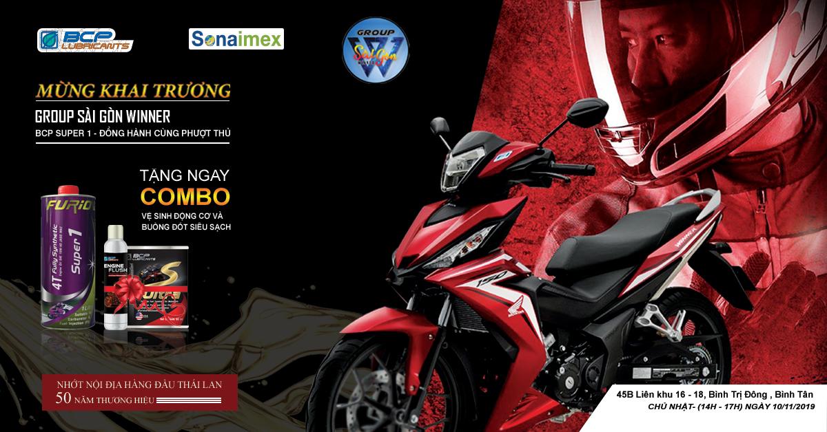 Grand Opening Bike care and Coffee Saigon Winner.