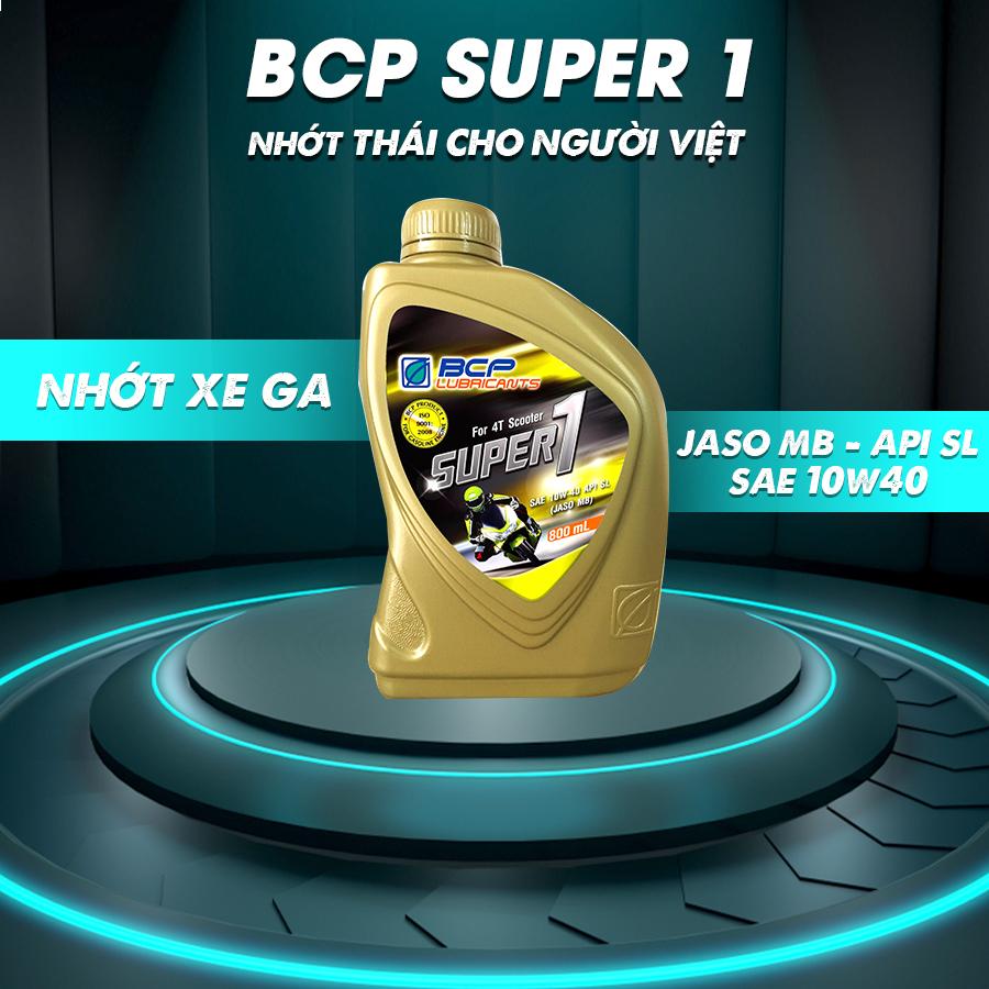 Nhớt xe máy BCP SUPER 1 dành cho xe tay ga